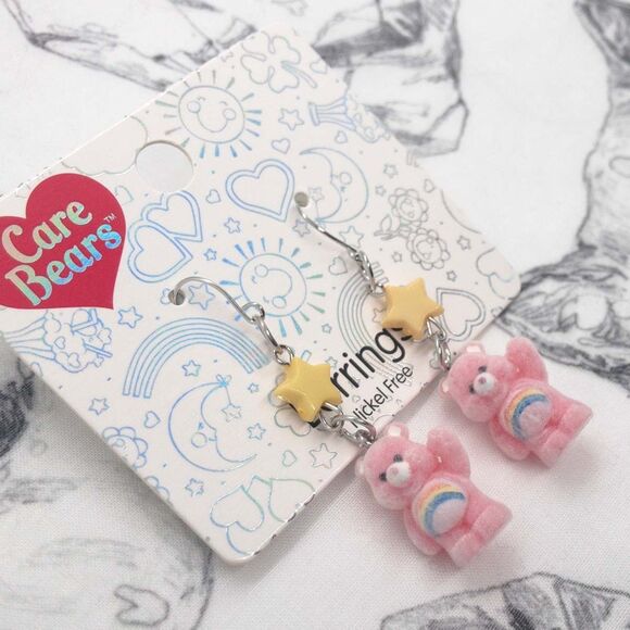 ♡ Care Bears x Samii Ryan ♡ UP IN THE SKY HOODIE + Free Earrings - S - Picture 3 of 7